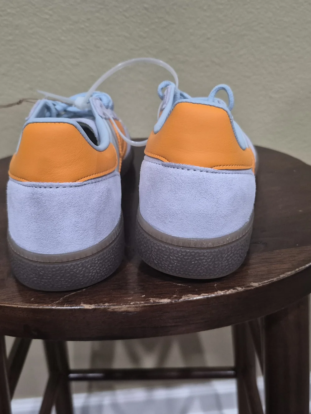 Adidas Men's Handball Spezial Blue/Tangerine/Gum Size 7.5